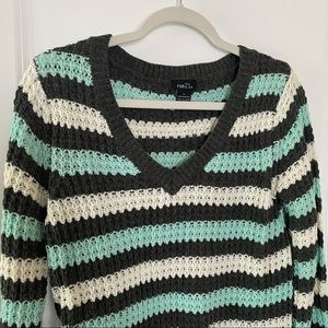 Rue21 Multi colored striped sweater